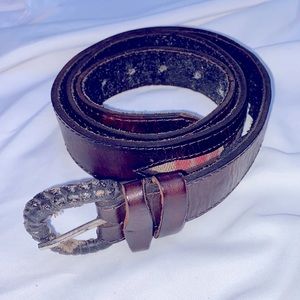 Men’s Money Belt Brown Size X-LARGE